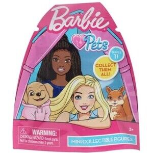 Barbie Pets Mini Collectible Figures Ages 3+ Series 11 Blind Bag NEW